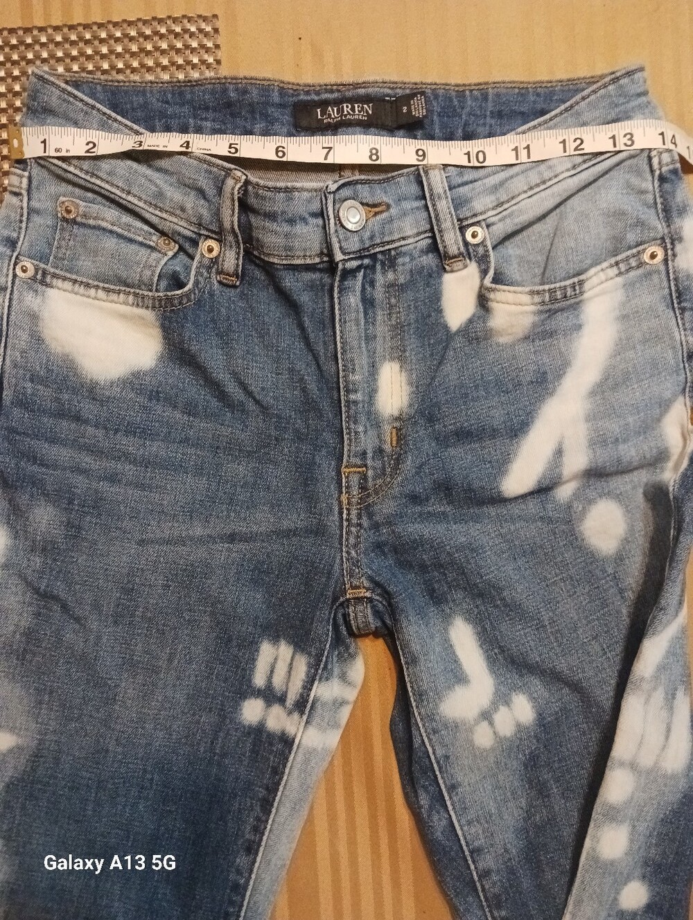 Ralph Lauren Bleached Light Blue Skinny Jeans - Picture 6 of 11